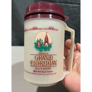 Vintage Disney’s Grand Floridian Beach Resort Plastic Travel Mug